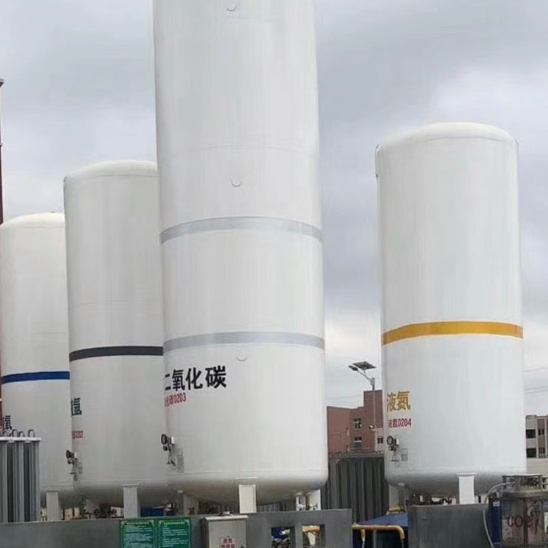 氧氮氩工业气体立式储罐